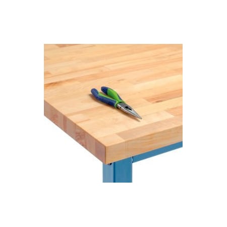 Forest Products-Distributors GEC 153; 72"W x 30"D x 1-3/4"H Birch Butcher Block Square Edge Workbench Top 318851